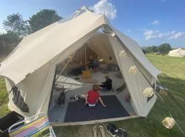 Bell Tents at Llanfair Hall