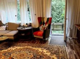 Cosy house with forest view