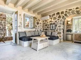 Pavlaina Complex of Traditional Residences in Nisyros. Enjoy the garden and the Sea View