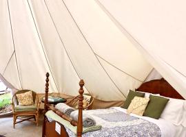 The Toad's pad, luxury tent in Tiverton