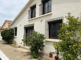 Grande maison à 5min de la plage, casa o chalet en Canet-en-Roussillon