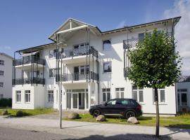 schöne 2-Raum-Wohnung mit Balkon, gratis Nutzung vom AHOI Erlebnisbad und Sauna in Sellin - Villa Jolie FeWo 09, hotel a Ostseebad Sellin