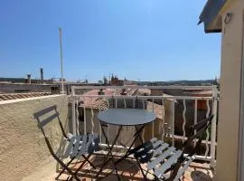 2 pièces climatisé en duplex avec terrasse