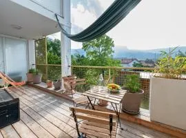 Calme et verdure: vue montagne - terrasse - wifi