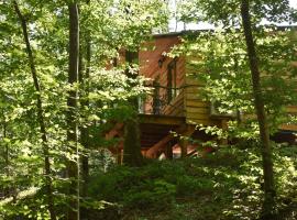 La cabane aux écureuils, cabin in Philippeville