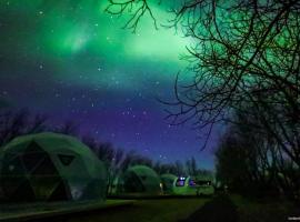 Iceland Igloo Village, campsite in Hella
