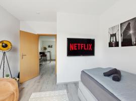 Apartment-Studio, Netflix-TV für bis zu 2 Personen, günstiges Hotel in Halberstadt