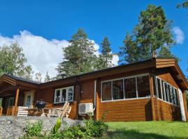 Fin stuga nära sjö: Bollnäs şehrinde bir kiralık tatil yeri
