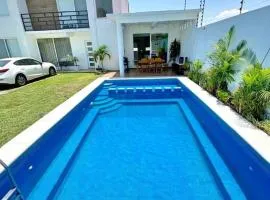 Casa con alberca climatizada en Cuautla Morelos