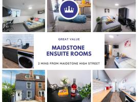 Maidstone High St - Deluxe Ensuite Rooms - Fast Wi-Fi, hotel in Kent