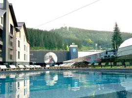 Viesnīca ar baseinu Premium hotel & SPA Bukovelā