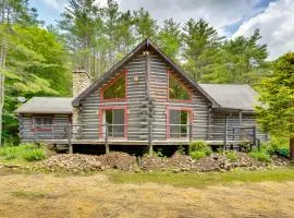 A-Frame Log Home with Game Room Near Lake George!