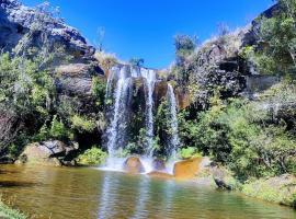 Balsa Nova에 위치한 캠핑장 Cachoeira do Alemão - Recanto dos Arcos