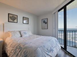 1 Bedroom -1 Bath Ocean View Condo At Ocean Trillium 802、ニュー・スマーナ・ビーチのホテル