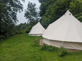 Belle tent 2, glamping site in Wrexham