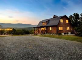 Riverside Rose Cabin: Luxe*LogCabin*MtnView*Sleeps12*Secluded*Shenandoah, vacation home in Rileyville