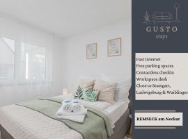 Design-Apartment - Gusto stays!, hotel sa Remseck am Neckar