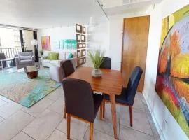 Artsy 32nd Floor Condo with Modern Furnishings & Gorgeous Ocean Views condo