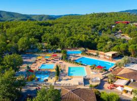 Ardèche, Camping 5* Domaine de Chaussy - Mobil Home - 6 pers - 3 ch – Climatisé – Terrasse - Piscine, hôtel à Lagorce