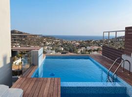 Villa Azzura with sea view & private pool at Athens Riviera – apartament w mieście Metókhi