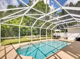 Lanai and Fire Pit Peaceful Palm Coast Home!