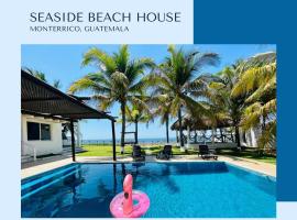 Seaside Beach House, Monterrico，Santa Rosa的飯店