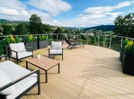 Penthouse Słoneczna Rapsodia - blisko Parku Zdrojowego - duży taras na dachu - piękny widok - winda - garaż