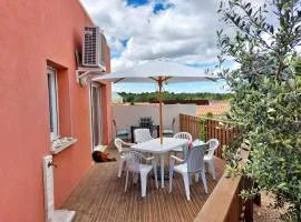 Villa 6 personnes dans résidence calme, grande terrasse, 5 mn de la plage