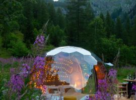 The Lynx, luxury tent in Salvan