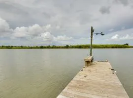 Golden Meadow Getaway Waterfront Retreat with Deck