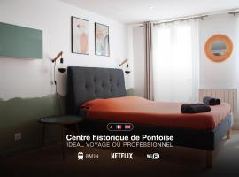 Studio cosy en plein cœur historique de Pontoise, viešbutis mieste Pontuazas