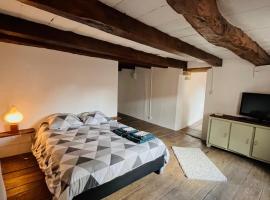 Studio, chambre privée, cheap hotel in Langres