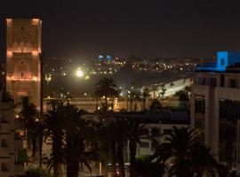 Chambre des palmiers, séjour chez l'habitant à Rabat