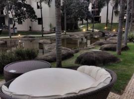 L336 LB Apartamento aconchegante resort à beira lago, resort em Brasília