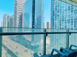 Downtown High Floor Condo Suites with Balcony