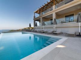 Sky View Suites Kefalonia, hotel with parking in Vovikes