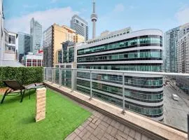 2BR with Parking Terrace and Stunning View of CN Tower