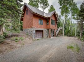 Cozy Beaver Retreat with Fireplace and Deck!, cheap hotel in Beaver