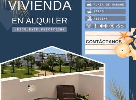 Ático recién renovado en resort condado de Alhama, hotel dengan parking di Alhama de Murcia