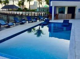 IATE PLAZA - CALÇADÃO - Frente Mar Flat 205