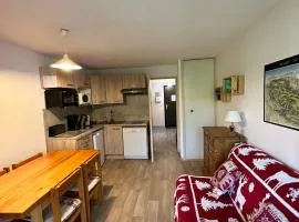Studio cosy au pied des pistes avec balcon, proche centre et piscine, navette gratuite - FR-1-515-172