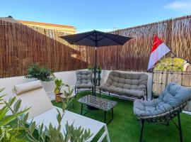 Monaco Cap d’ail Studio & jardin, apartamento em Cap d'Ail