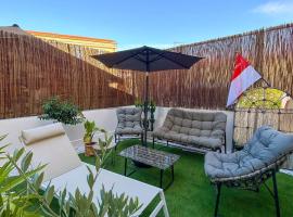 Monaco Cap d’ail Studio & jardin, levný hotel v destinaci Cap d'Ail