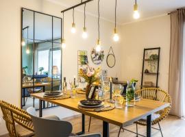 FeWo Ahrperle-modernes Apartment-Balkon-Kurviertel, מלון למשפחות בבאד נויאנאהר-ארוויילר