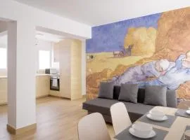 3 hab dobles, 2 baños, AC, junto al Casco Viejo OL