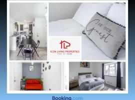 1 Bedroom Arch-View Apartment 2 By Icon Living Properties Short Lets & Serviced Accommodation With Free Parking, hotel near Wembley Stadium, London