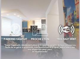 bnbgônes -LE COSY CRAPONNOIS- Craponne Centre - Proche Lyon - Wifi, hótel í Craponne