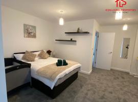 Modern Spacious 4 Bed House By Icon Living Properties Short Lets & Serviced Accommodation Reading With Free Parking, sewaan penginapan di Reading