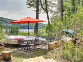 Lakefront New York Abode with Deck, Grill and Fire Pit
