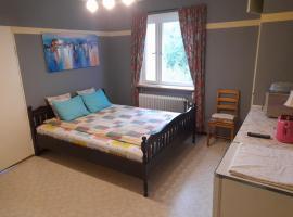 Bedroom with kitchen, 120 m from Sandbach, holiday rental in Bräcke